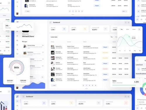 'BetaCRM UI Kit for SaaS Dashboards'