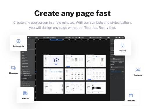 'BetaCRM UI Kit for SaaS Dashboards'