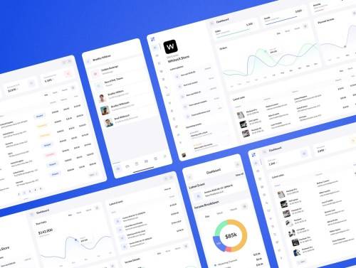 'BetaCRM UI Kit for SaaS Dashboards'