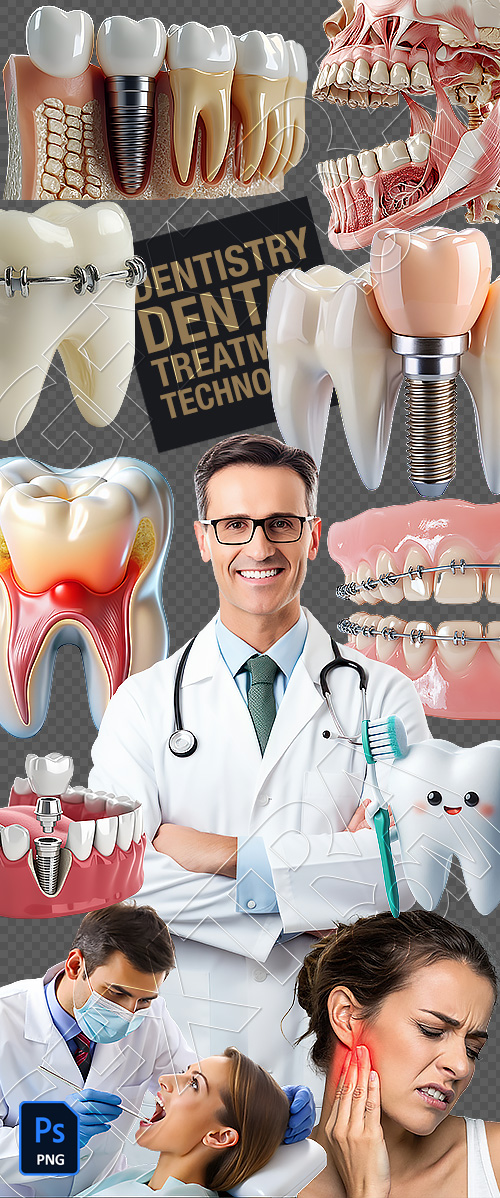 Dentistry and Dental Treatment Technology 35xPNG