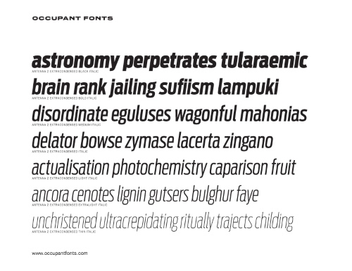 Antenna 2 - 56 Styles Static & 2 Variable Fonts NEW! Antenna 2 - 56 Styles Static & 2 Variable Fonts NEW!