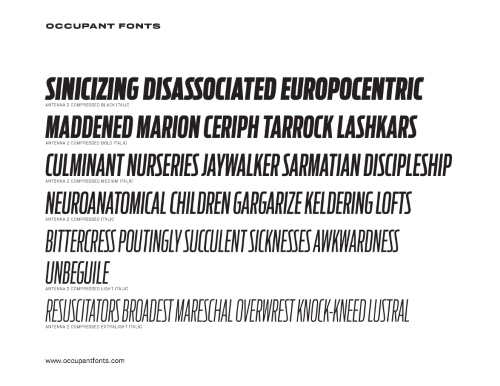 Antenna 2 - 56 Styles Static & 2 Variable Fonts NEW! Antenna 2 - 56 Styles Static & 2 Variable Fonts NEW!