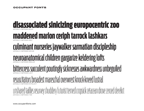 Antenna 2 - 56 Styles Static & 2 Variable Fonts NEW! Antenna 2 - 56 Styles Static & 2 Variable Fonts NEW!