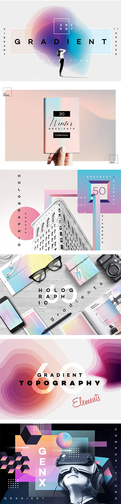 The Supreme Gradient Bundle EPS, PNG 6172849 $300