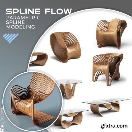 3d-kstudio - Spline Flow Pro v0.9.166.96 for 3ds Max