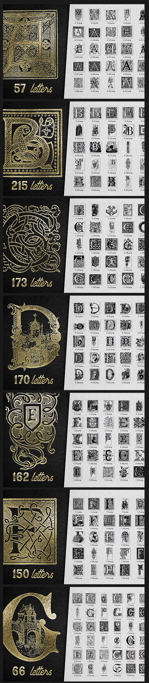 28 IN 1 VINTAGE LETTERS COLLECTION 1170716 28 IN 1 VINTAGE LETTERS COLLECTION 1170716
