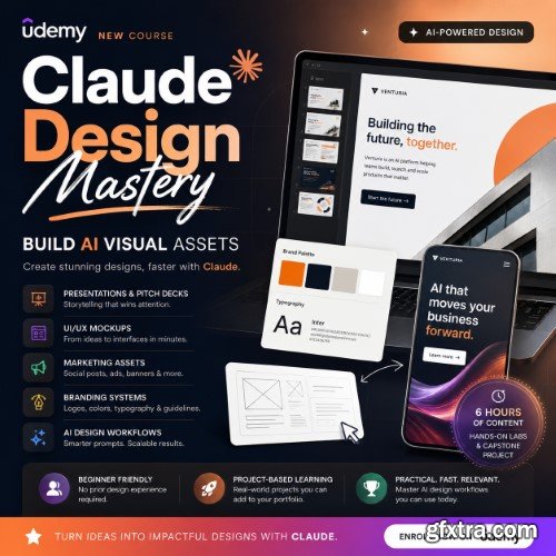 Udemy - Claude Design Masterclass: Build beautiful designs