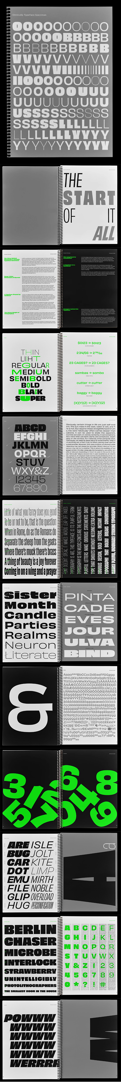 Obviously - 96 Styles Super Font Family Obviously - 96 Styles Super Font Family