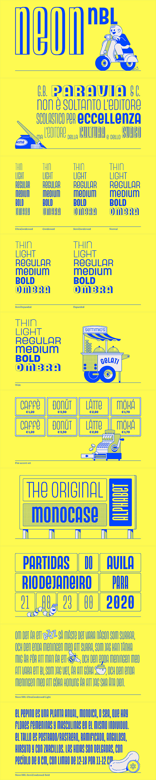 Neon NBL - 42 Styles Super Font Family NEW!