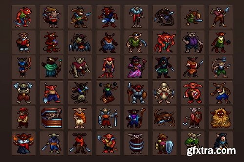 Craftpix - Cobold Monster Icons 32×32 Pixel Art