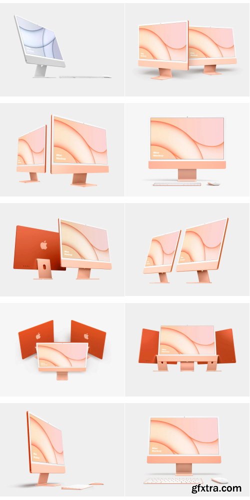 LS Graphics - iMac 24-inch Mockups