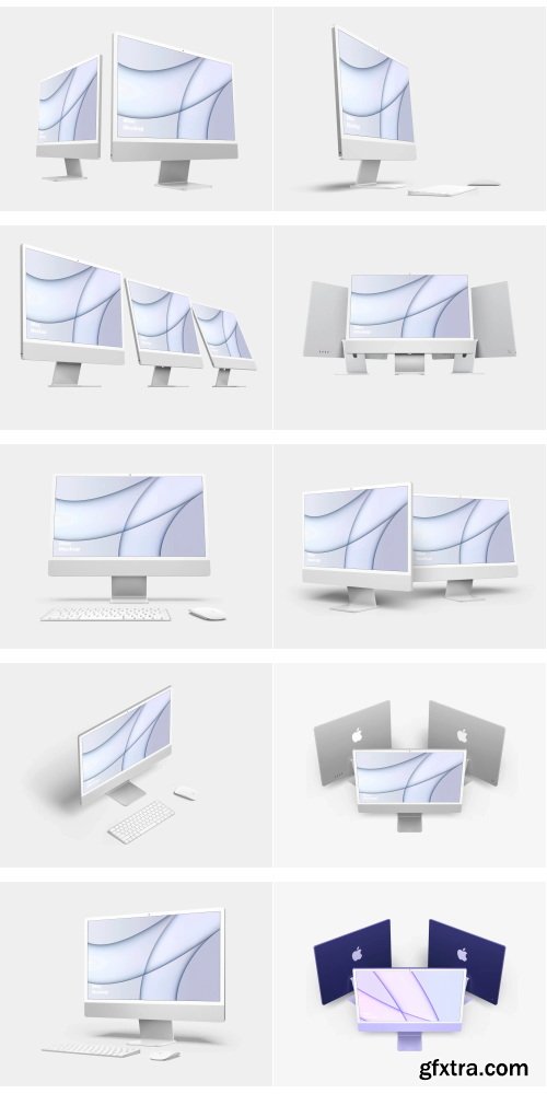 LS Graphics - iMac 24-inch Mockups