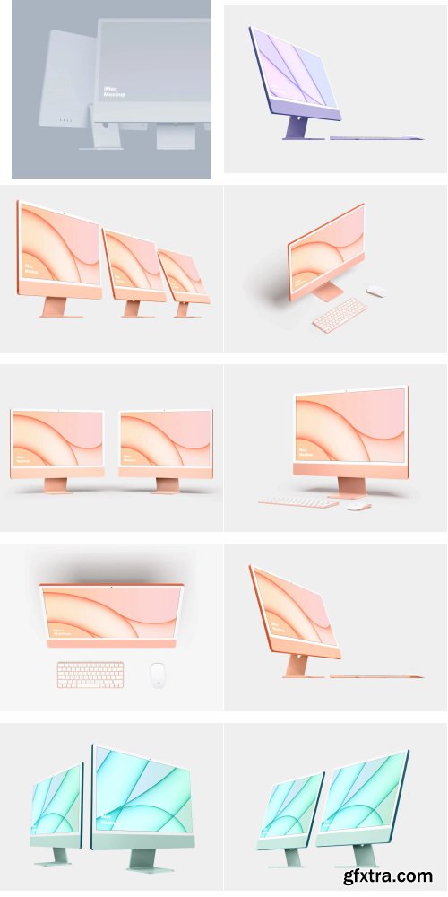 LS Graphics - iMac 24-inch Mockups