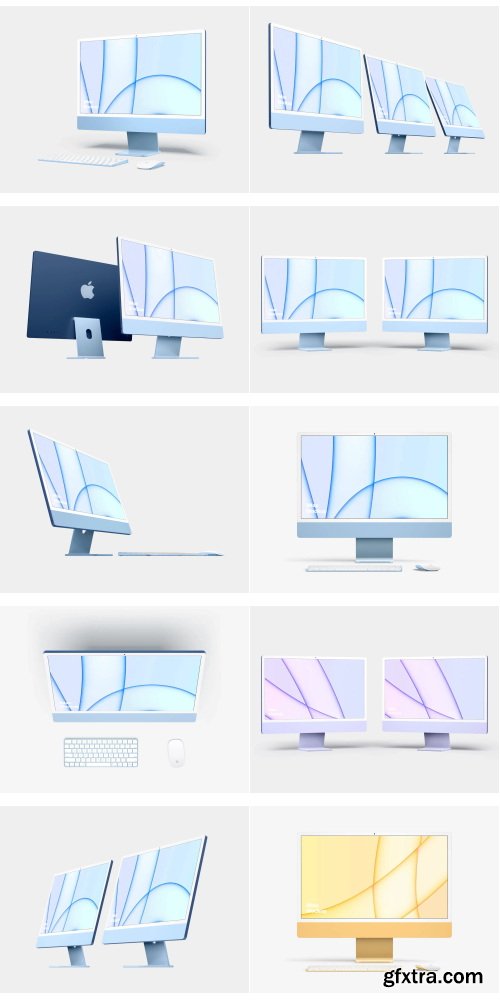 LS Graphics - iMac 24-inch Mockups