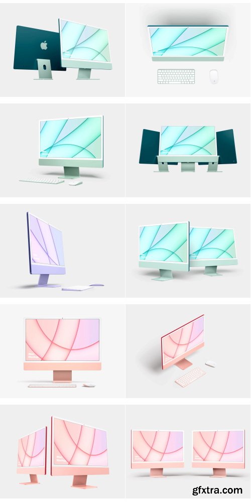LS Graphics - iMac 24-inch Mockups