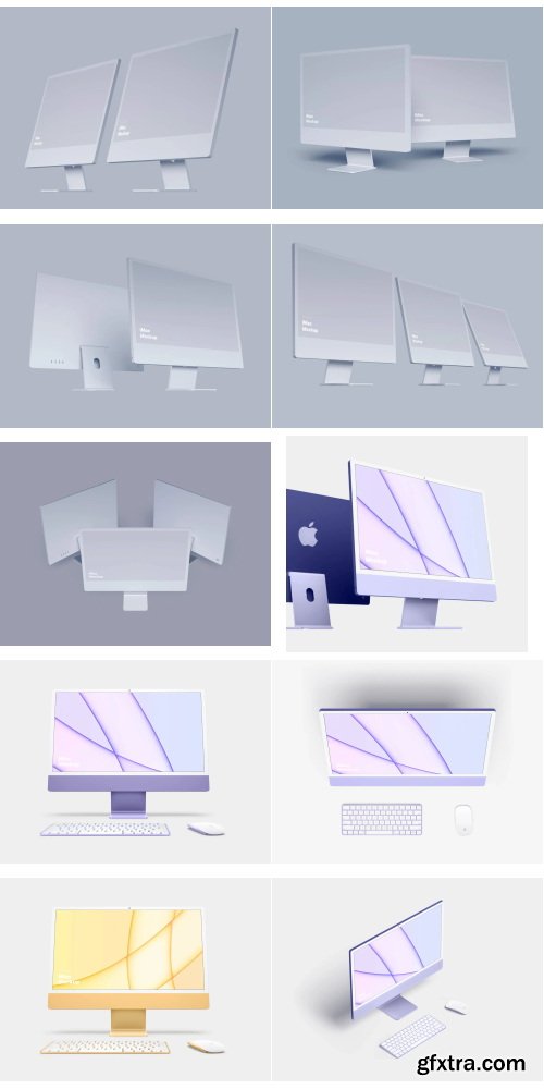 LS Graphics - iMac 24-inch Mockups