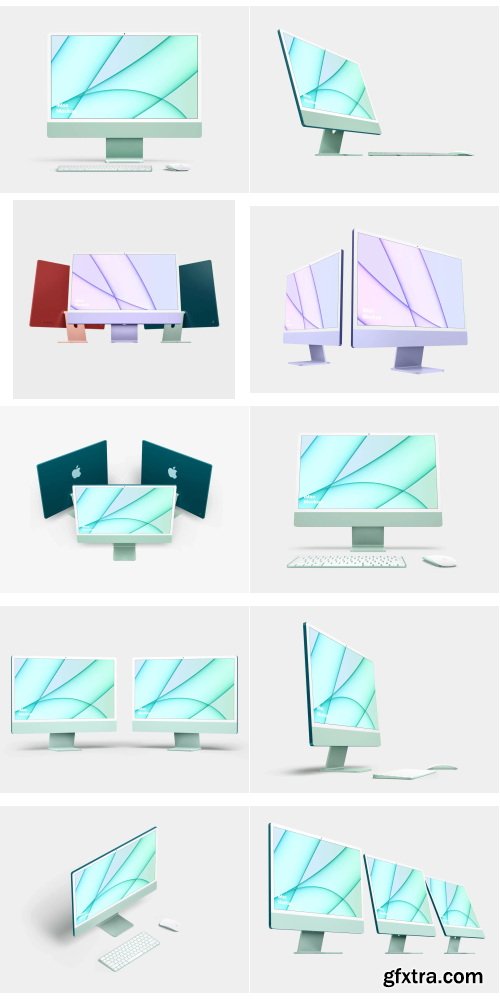 LS Graphics - iMac 24-inch Mockups