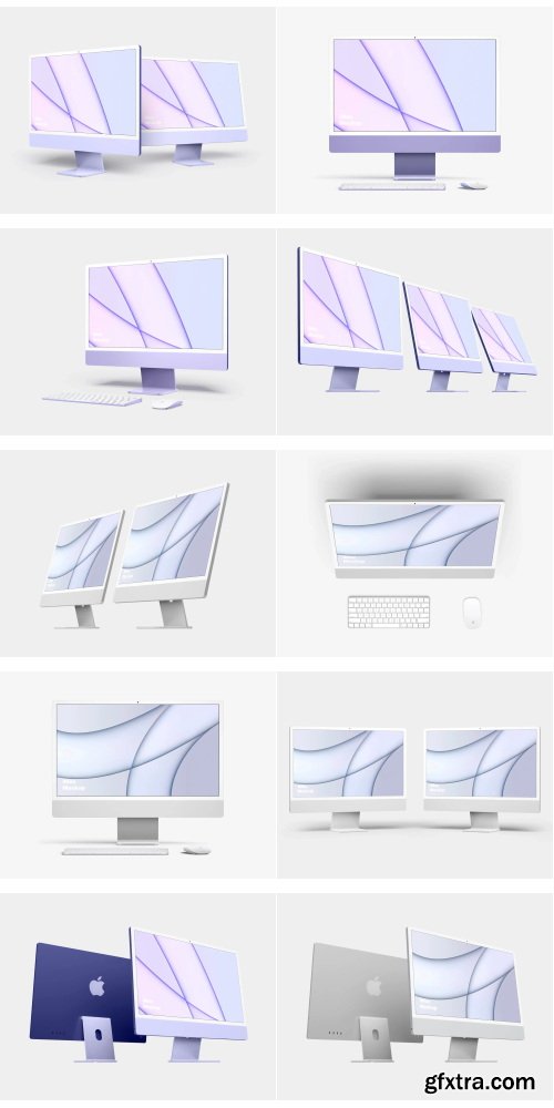 LS Graphics - iMac 24-inch Mockups