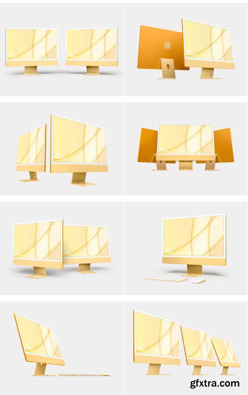 LS Graphics - iMac 24-inch Mockups