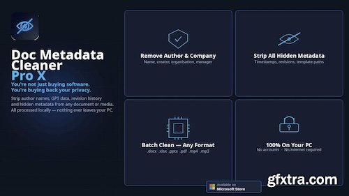 Doc Metadata Cleaner Pro X 1.2.0