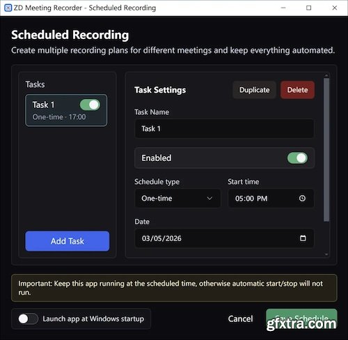 ZDSoft Meeting Recorder 1.0.1