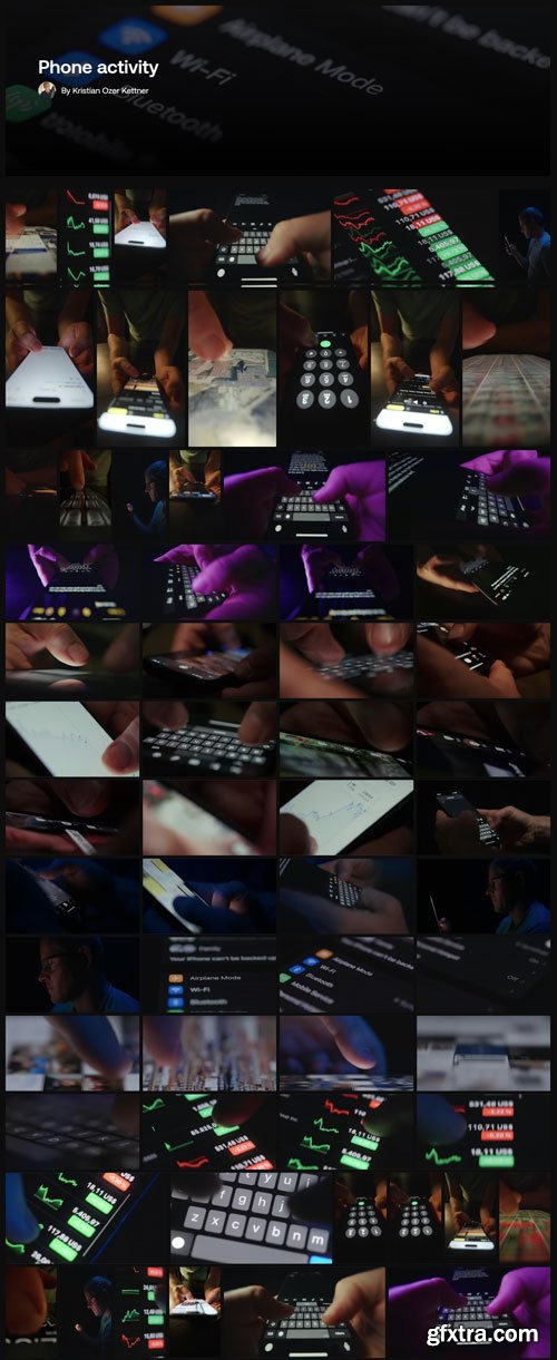 Artlist - Phone activity - 4K ProRes Collections