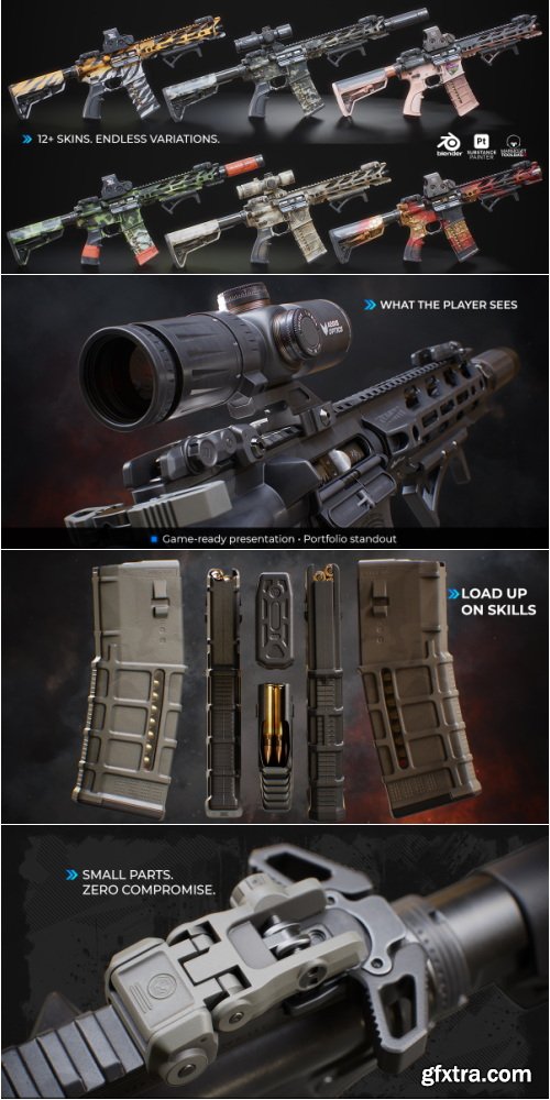 SuperhiveMarket - Ultimate Weapon Tutorial 2 - The Complete Hard-Surface Masterclass
