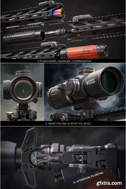 SuperhiveMarket - Ultimate Weapon Tutorial 2 - The Complete Hard-Surface Masterclass