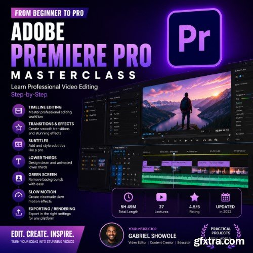 Udemy - Adobe Premiere Pro Masterclass 2026 — From Beginner to Pro