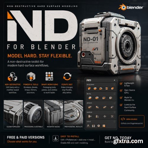 ND (Non-Destructive Modelling) v1.42.0 for Blender