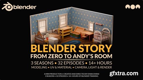 Artstation - Blender Story: From Zero to Andy’s Room - Season 1