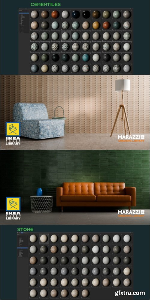 SuperhiveMarket - Marazzi Shaders Library-Tiles Stone Ceramic-Asset Browser