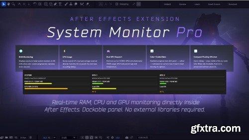 Aescripts - System Monitor Pro for After Effects v1.0