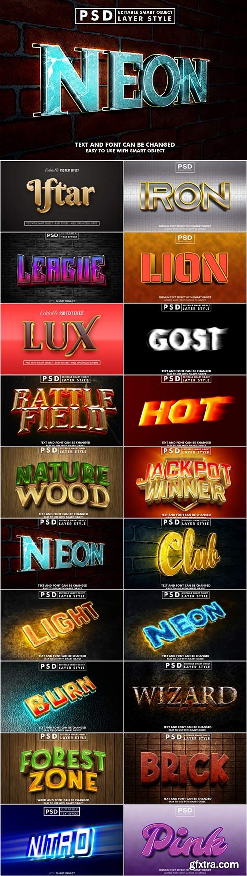 Psd text effect set vol 410