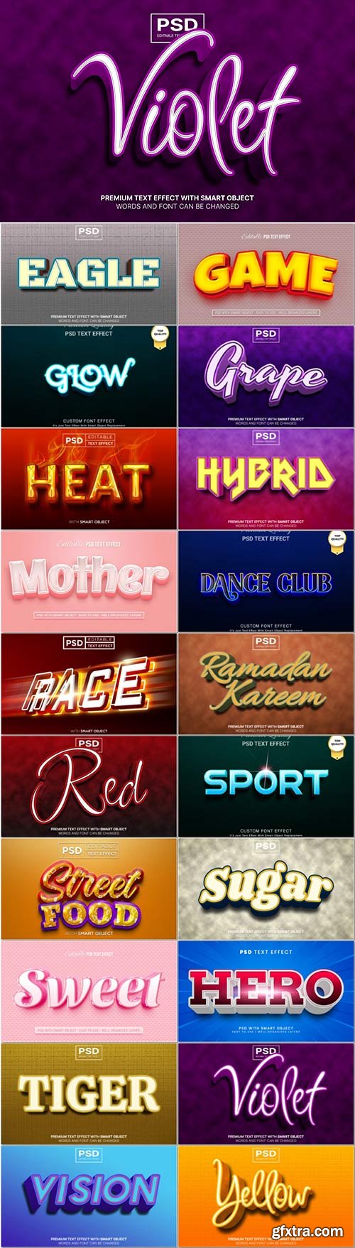 Psd text effect set vol 411