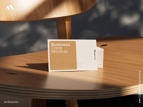 'Premium Business Card Mockup'