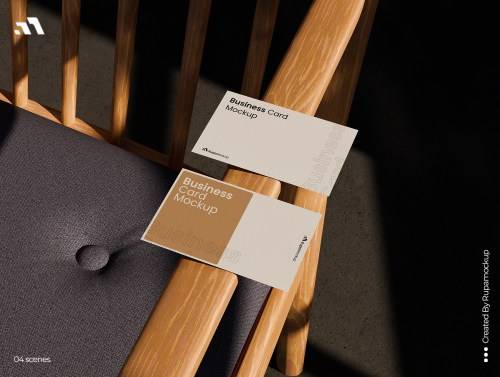 'Premium Business Card Mockup'