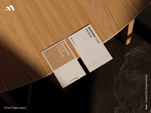 'Premium Business Card Mockup'