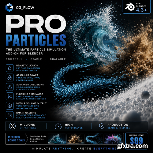 Pro Particles v4.4.5 for Blender
