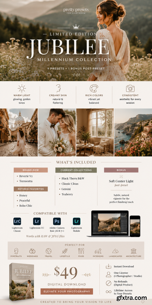 Pretty Presets - Jubilee Limited Edition Millennium Collection Pretty Presets - Jubilee Limited Edition Millennium Collection