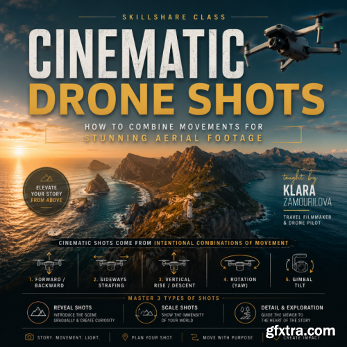 Skillshare - Cinematic Drone Shots: How to Combine Movements for Stunning Aerial Footage 