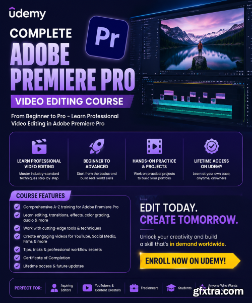 Udemy - Complete Adobe Premiere Pro Video Editing Course