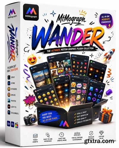 MtMograph Wander v1.13.8.8204 for AE/PR/AI