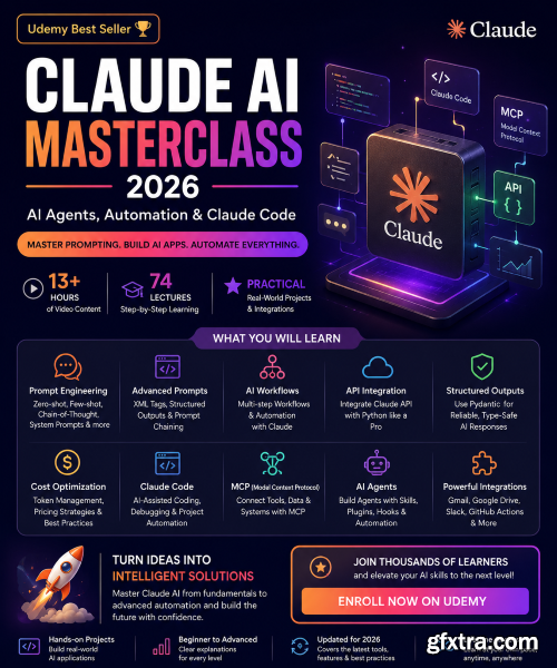 Udemy - Claude AI Masterclass 2026: Prompting & API Development