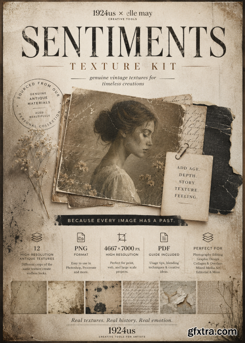 1924us x Elle May - Sentiments Texture Kit