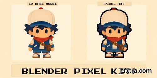 SuperhiveMarket - Blender Pixel Kit v1.1