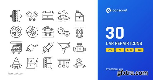 Iconscout - Car Repair Icon Pack