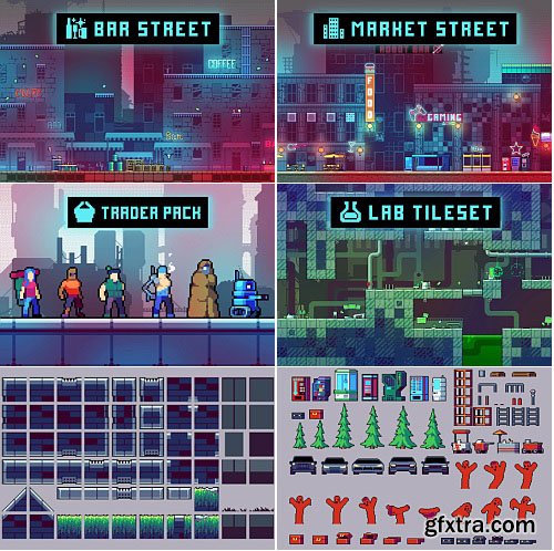 Craftpix - Business Center Tileset Pixel Art