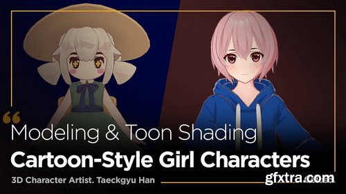 Coloso - Modeling & Toon Shading Cartoon-Style Girl Characters