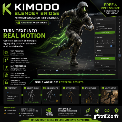 Kimodo Blender Bridge v1.5.0 for Blender